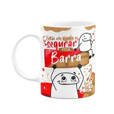 Caneca Flork Páscoa - Então Me Ajude A Segura Essa Barra