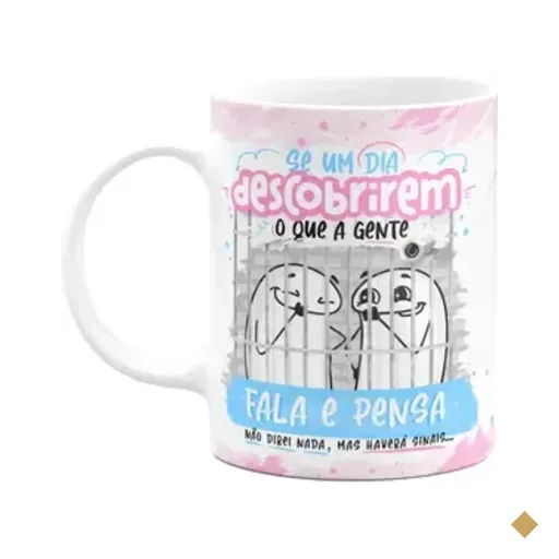 Caneca Flork Amizade - Amiga, Se Um Dia Descobrirem...