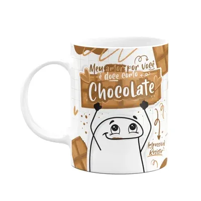 Caneca Flork Páscoa - Meu Amor É Doce Como Chocolate