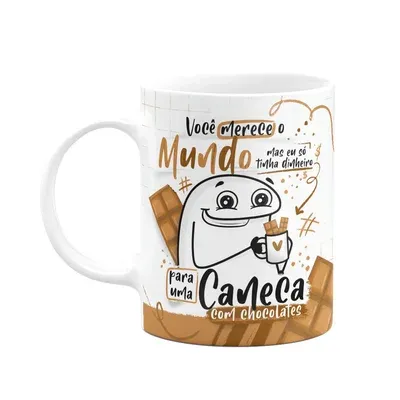 Caneca Flork Páscoa- Eu Só Tinha Dinheiro Para Uma Caneca