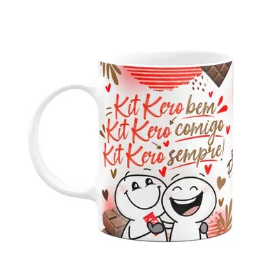 Caneca Páscoa Divertida - Kit Kero Bem Comigo Sempre