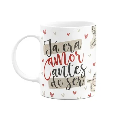 Caneca Namorados Cupid Love - Já Era Amor Antes De Ser