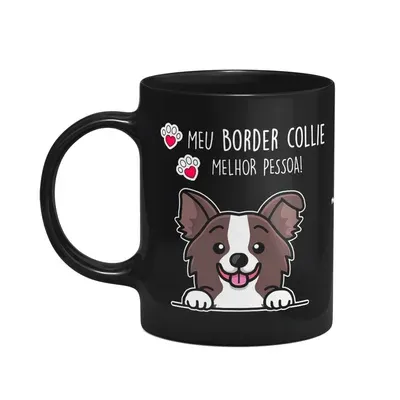 Caneca Dog - Meu Border Collie Puppy, Melhor Pessoa! M2