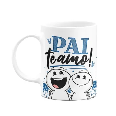 Caneca Funny Dia Dos Pais - Pai, Te Amo!