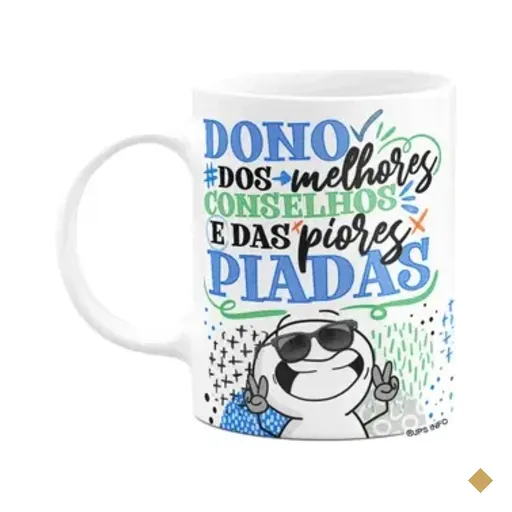 Caneca Funny Dia Dos Pais - Dono Dos Melhores Conselhos