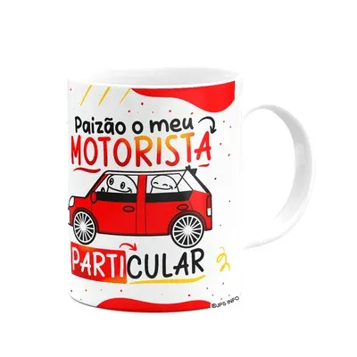 Caneca Flork Dia Dos Pais - Paizão, Meu Motorista Particular