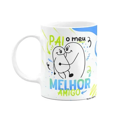 Caneca Flork Dia Dos Pais - Pai, O Meu Melhor Amigo