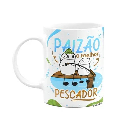 Caneca Flork Dia Dos Pais - Paizão, O Melhor Pescador