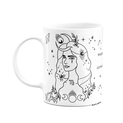 Caneca Dos Signos - Signo De Virgem - 325ml Branca
