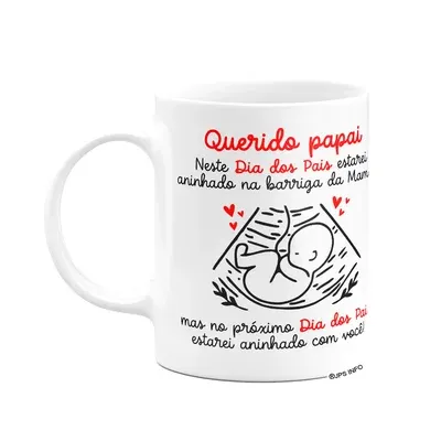 Caneca Dia Dos Pais - Querido Futuro Papai De Menino - M2