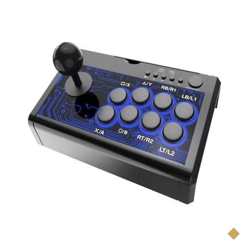 Controle Arcade Figth P/ Ps4 XBOX One Ps Switch PC Cor Preto