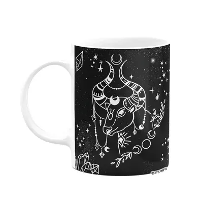 Caneca Dos Signos - Signo De Touro - 325ml B-dark