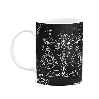 Caneca Dos Signos - Signo De Libra - 325ml B-dark