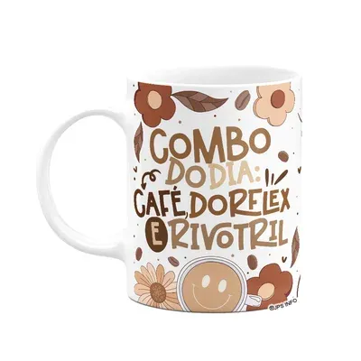 Caneca Divertida Vibes - Kit Do Dia - 325ml