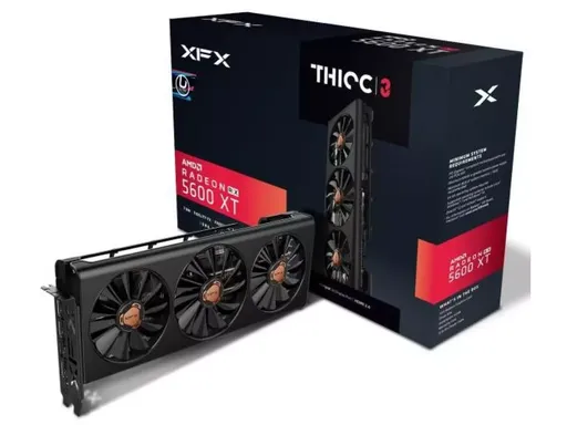 Placa de Vídeo XFX Radeon RX 5600 XT THICC III Ultra 6GB GDDR6 192-bit PCI-E…