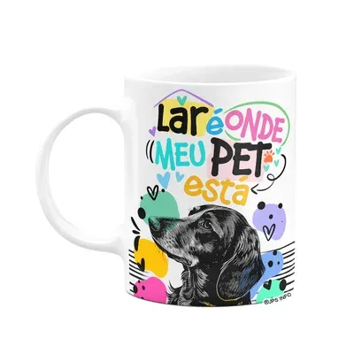 Caneca - Lar É Onde Meu Pet Está - Cachorro Salsicha