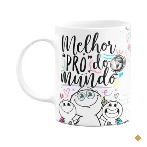 Caneca Funny Professor - Melhor Prô Do Mundo