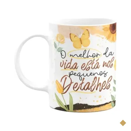 Caneca Motivação - Melhor Da Vida Está Nos Pequenos Detalhes
