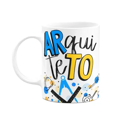 Caneca Profissões - Arquiteto - 325ml Branca