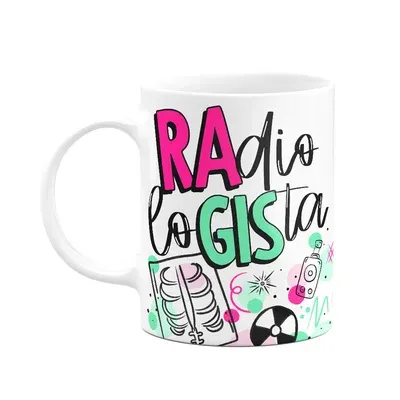 Caneca Profissões - Radiologista - 325ml Branca - M2