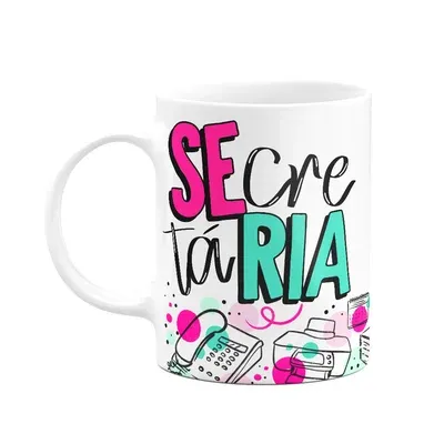 Caneca Profissões - Secretária - 325ml Branca