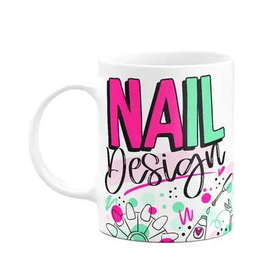Caneca Profissões - Nail Design - 325ml - Branca - M2