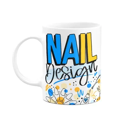 Caneca Profissões - Nail Design - 325ml - Branca