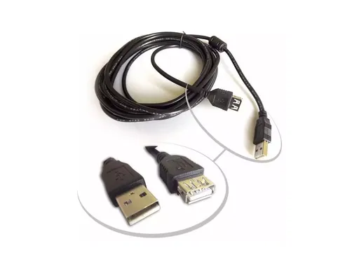 Cabo USB 2.0 - Extensor (M x F) 5m com Filtro - Empire 
