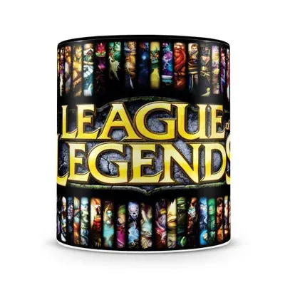 Caneca League Of Legends (Preta)