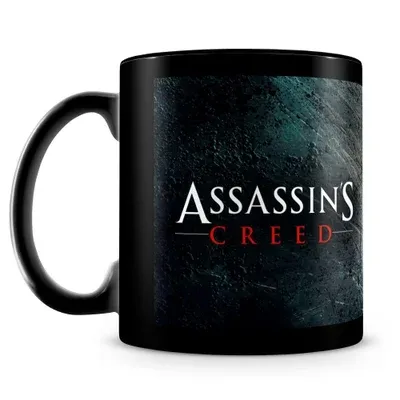 Caneca Assassin's Creed Sangue (100% Preta)