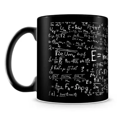 Caneca Albert Einstein (100% Preta)