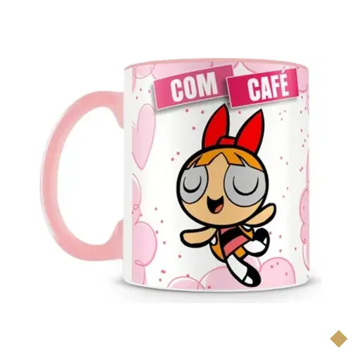 Caneca Florzinha “Com Café e Sem Café”