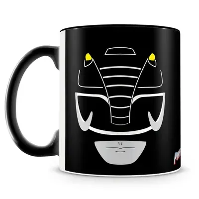 Caneca Power Rangers (Preto)