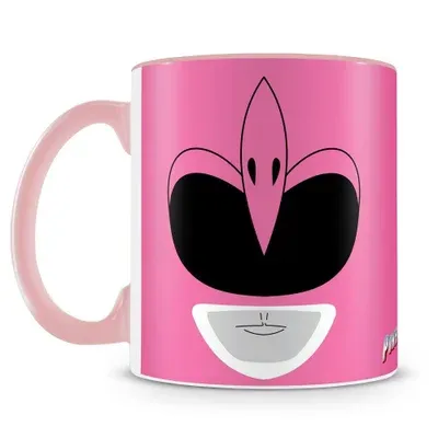 Caneca Power Rangers (Rosa)