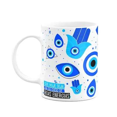 Caneca Boas Energias - Que Hoje Seja Um Dia De Boas Energias