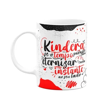 Caneca Páscoa Doce - Kindera Se O Tempo Parasse - M2 - 325ml
