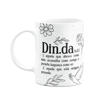 Caneca De Dindos - Definição De Dinda - M2 - 325ml