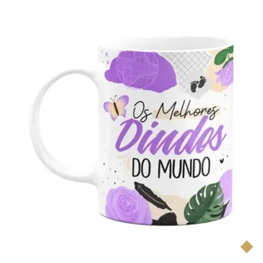 Caneca De Dindos - Os Melhores Dindos Do Mundo - M3