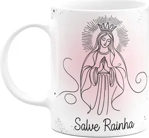 Caneca Religiosa Orações - Salve Rainha - 325ml