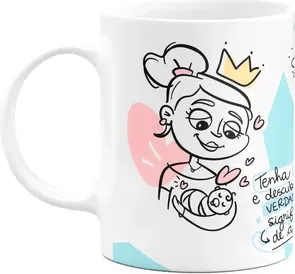 Caneca Mães - Meu Amor Eterno - 325ml - Branca