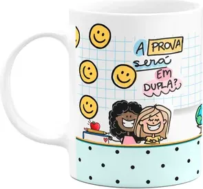 Caneca Professor - A Prova Vai Ser Em Dupla - Funmug M3
