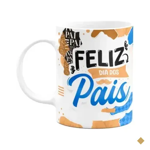 Caneca Dos Pais - Feliz Dia Dos Pais - M2 - 325ml