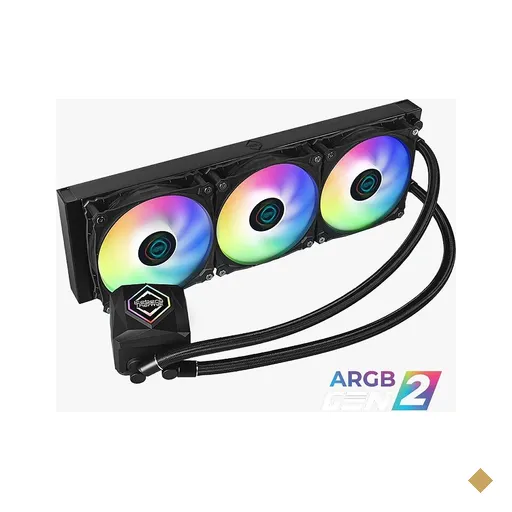 Water Cooler Iceberg Icefloe Oasis ARGB Black 360MM