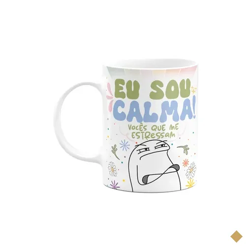 Caneca Flork Vibes - Eu Sou Calma - 325ml