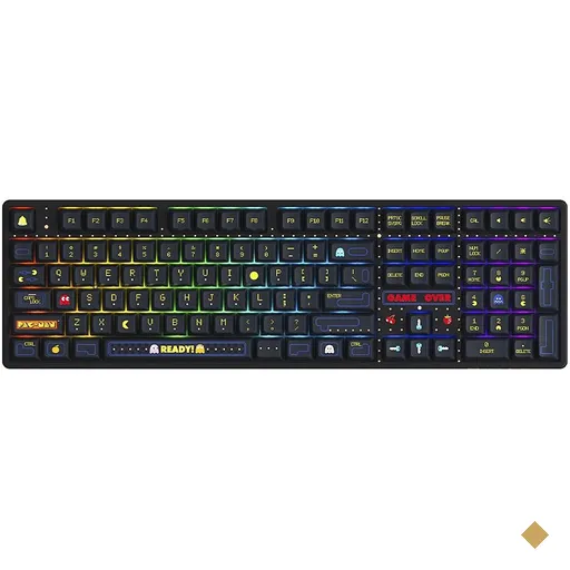Teclado Mecânico Gamer Akko Pac-Man 5108S RGB Switch Akko CS Crystal ANSI