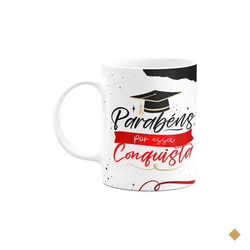 Caneca Formatura - Parabéns Por Essa Conquista - M2