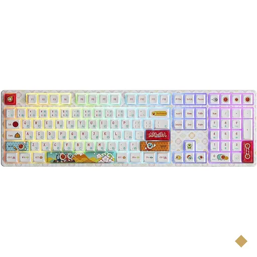 Teclado Mecânico Gamer Akko 5108S Taiko no Tatsujin RGB Switch Akko CS Crystal…