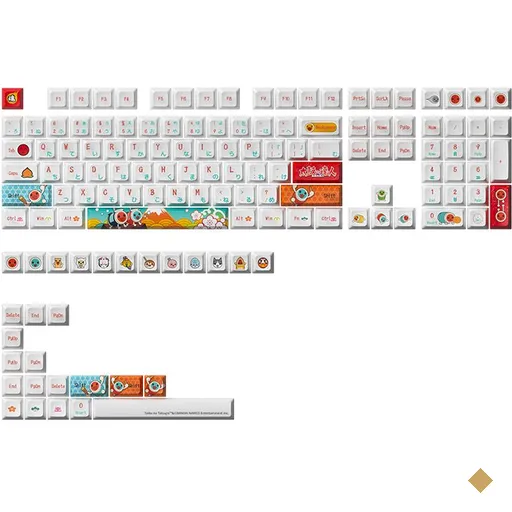 Capas de teclas do Keycaps Akko TAIKO NO TATSUJIN 137