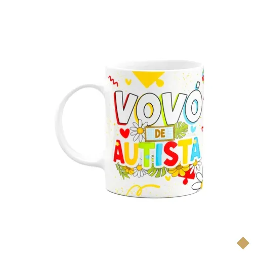 Caneca Dos Avós - Vovó De Autista - 325ml