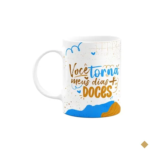 Caneca Páscoa Doce - Você Torna Meus Dias Mais Doces - M2